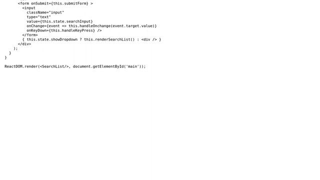 React typeahead component смотреть онлайн