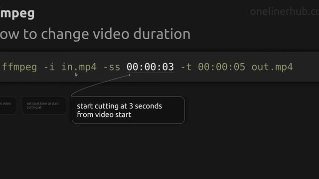 How to change video duration #ffmpeg смотреть онлайн