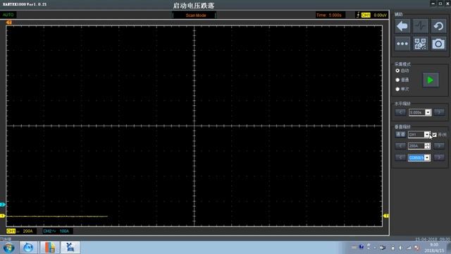 Hantek 1008c 8 Channel Automotive Oscilloscope~Starting voltage drop смотреть онлайн