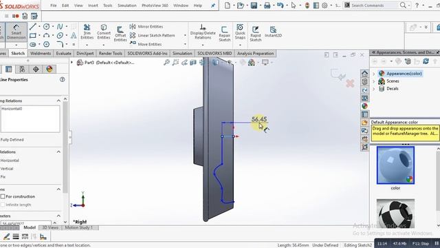 How to design Train wheel in solidworks смотреть онлайн