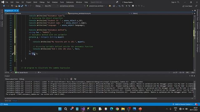 Anonymous, Lambda expression in C# | C# in Telugu смотреть онлайн