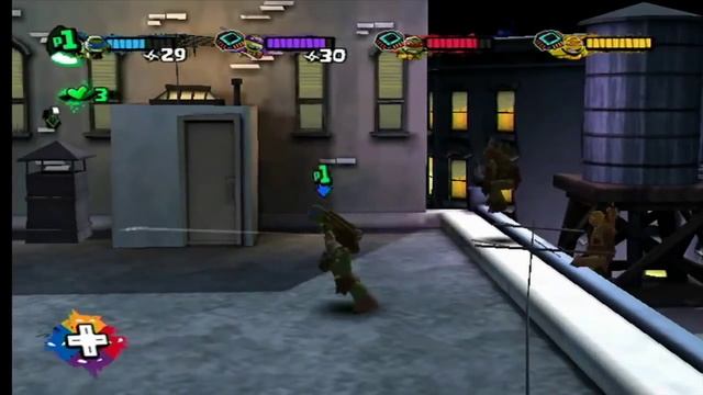 Nickelodeon's Teenage Mutant Ninja Turtles Walkthrough Complete Game смотреть онлайн