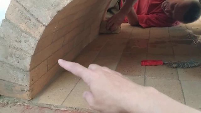 Русская печь в изразцах. ч3 (возвели свод горнила). смотреть онлайн