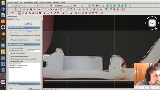 Como diseñar piezas en FreeCAD a partir de fotos смотреть онлайн