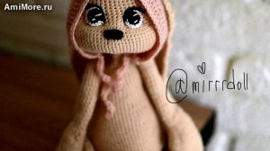 Амигуруми: схема Большой зайка | Игрушки вязаные крючком