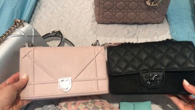 DIOR BAG COMPARISON - SMALL DIORAMA - MEDIUM DIORAMA - MEDIUM LADY DIOR