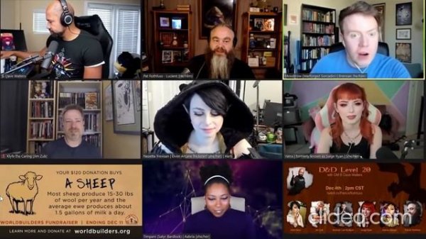 Brennan Lee Mulligan brings tears to Patrick Rothfuss