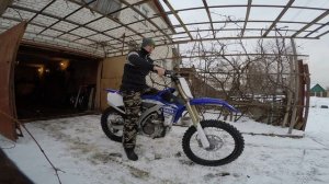 мой новый YAMAHA YZ450F 2017 звук мотора