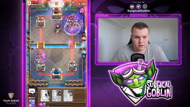 COPY MY OPPONENTS DECK CHALLENGE! LIVE Gameplay in Grand Challenge! - Clash Royale смотреть онлайн