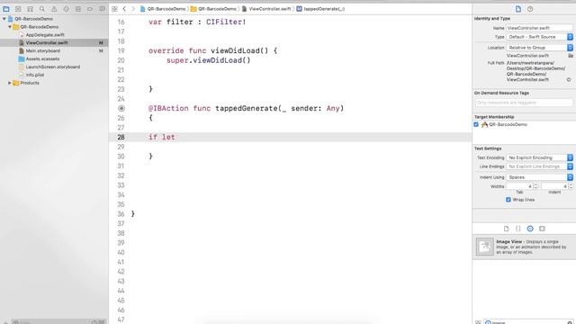 iOS Tutorial: Generate QR-Code and Bar-Code in swift смотреть онлайн