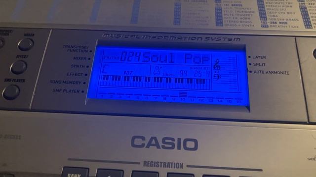 Soul Pop on the Casio CTK-691 Keyboard смотреть онлайн