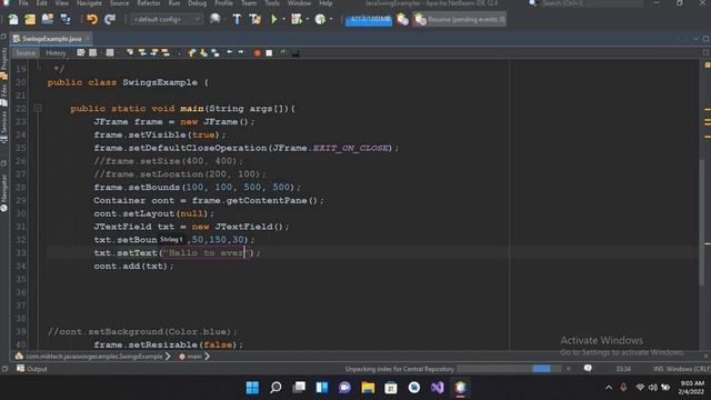 TextField | How to Use JTextField in Java| Text Field in Java смотреть онлайн