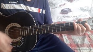 Рождество - ты знаешь так хочется жить. На гитаре боем.