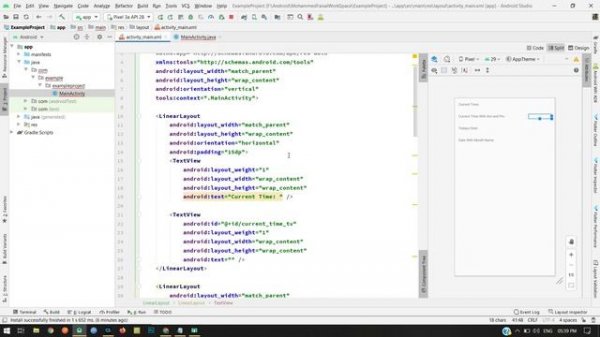 How to get Current Date and Time in Different Formats in Android studio latest