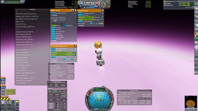 Kerbal Space Program - Kerbal to Eve orbit in 1126 kg смотреть онлайн