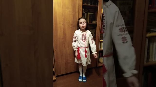 Вірш Тараса Шевченка читає Дзюба Вероніка смотреть онлайн