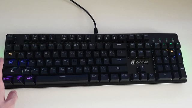 Клавиатура Oklick 990G Rage Black обзор - отзыв в Плеер.Ру смотреть онлайн