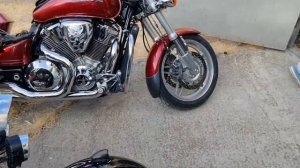 Honda VTX 1800 C с колесами от F версии и бэггер ктиом | мото подбор