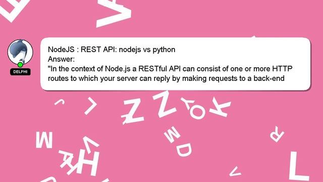 NodeJS : REST API: nodejs vs python смотреть онлайн