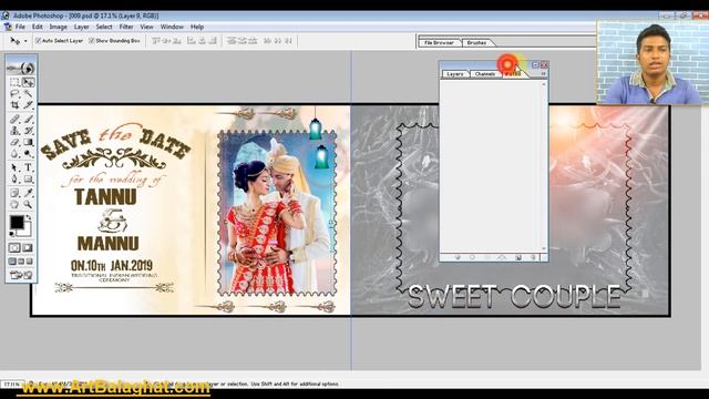 How To Create Wedding Album In Adobe Photoshop 7.0 In Hindi смотреть онлайн
