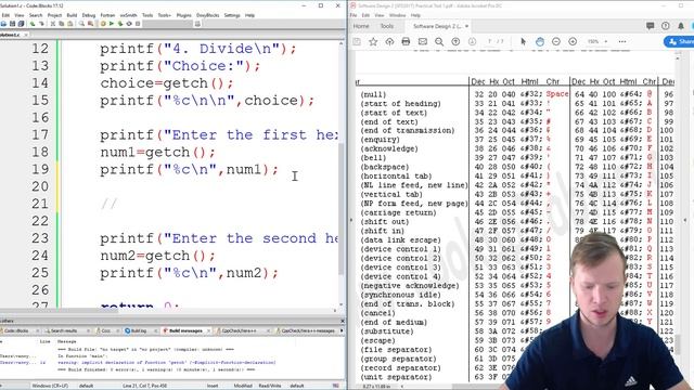 Ex4. C Programming - Hexadecimal Calculator Solution (EV1 memo) смотреть онлайн
