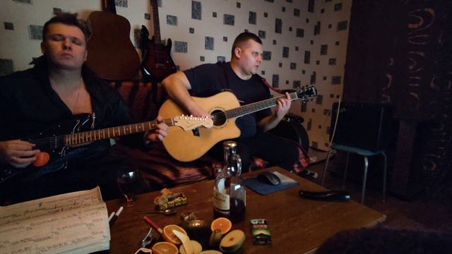 Король и Шут - Девушка и Граф.. Кавер на гитарах Соло вокал ритм . смотреть онлайн