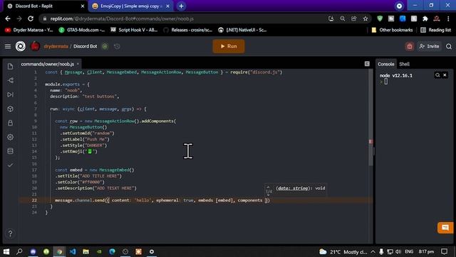 Discord Tutorials: How To Code Your Own Embed With Button For Your Discord Bot | Discord Tutorials смотреть онлайн