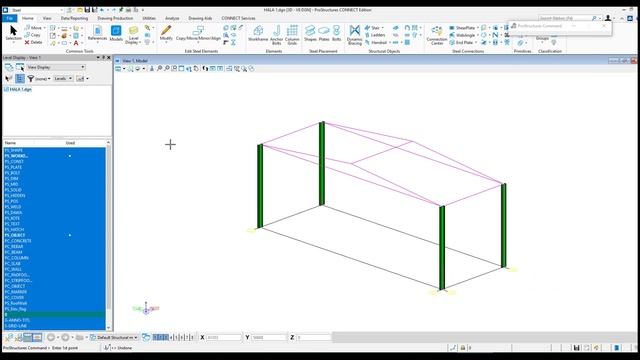 Modeling Structural Members | ProSteel CONNECT Edition Tutorial | Part 1 смотреть онлайн