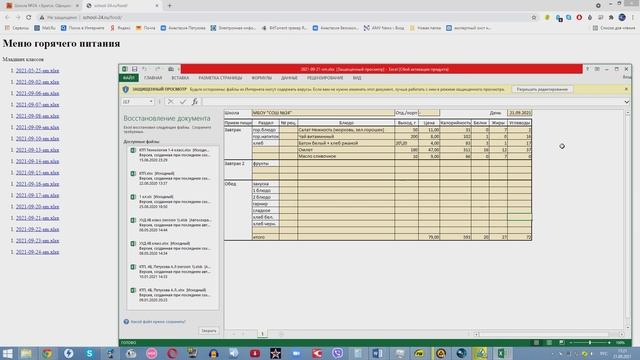 Организация питания в школе №24 смотреть онлайн