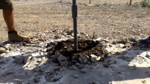 Вертобур 2.1 бурение каменистого грунта(бур#2)