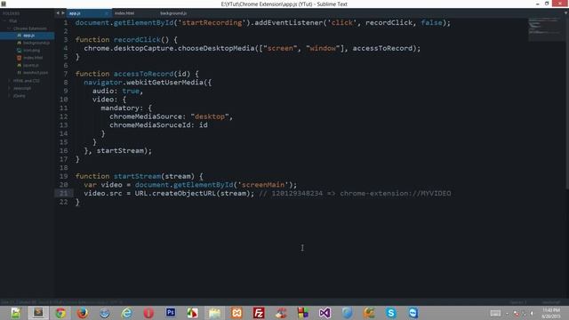 Google Chrome App Tutoriual 30: desktopCapture API - Part 4 смотреть онлайн