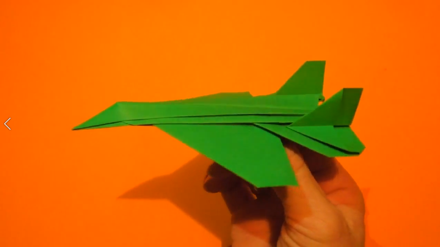 Как сделать самолёт из бумаги. Оригами самолёт из бумаги.mp4 смотреть онлайн