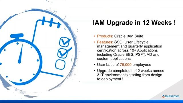 Rapid and deterministic upgrade to Oracle IAM 12c смотреть онлайн
