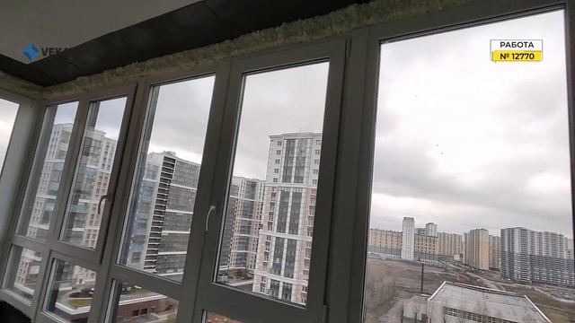 №12770 Крыленко 1-1 Остекление балкона ЖК О Юность - Векатрейд - балконы под ключ смотреть онлайн