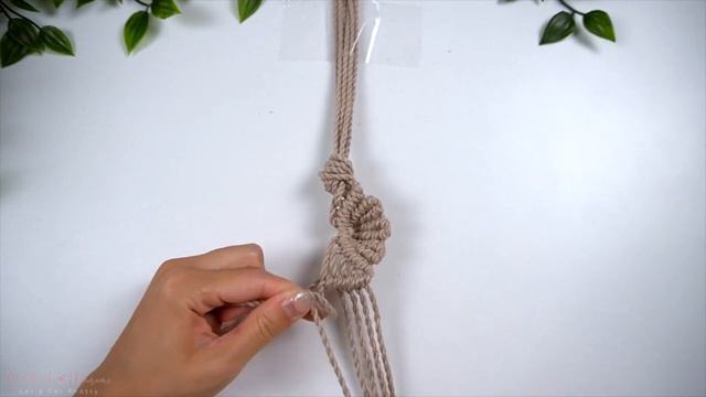 Make a Stunning Plant Basket hanger with 2 Shell Knot Patterns | Intermediate Macrame Tutorial смотреть онлайн