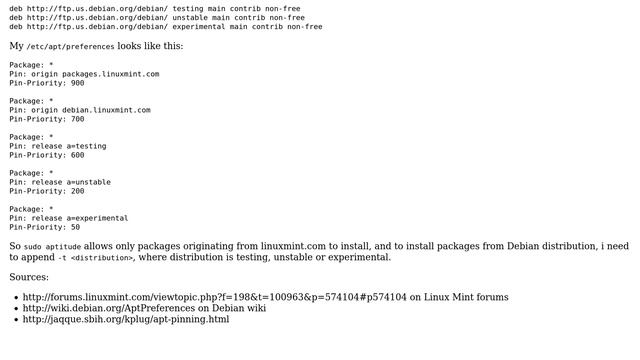 Unix & Linux: Enabling apt repository priority in LMDE (2 Solutions!!) смотреть онлайн