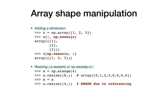 Numpy 6 (array shape manipulation, sorting) | 전산물리 강의 смотреть онлайн