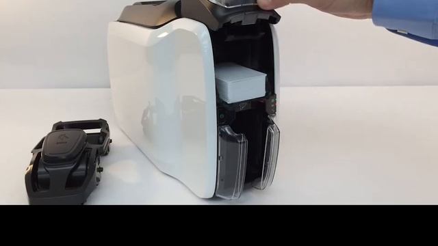 Zebra ZC100/300 Series Card Printer - How to Clean the Printer смотреть онлайн