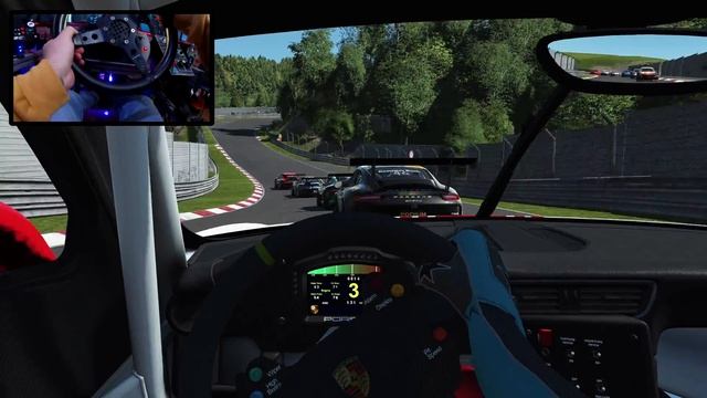 rFactor 2 - Nürburgring Nordschleife Endurance (PBR Update) - Porsche 911 GT3 Cup Gameplay смотреть онлайн