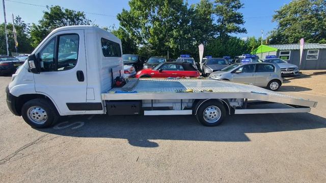 GF18VWB Fiat Ducato 2.2 35 Vehicle Transporter Multijet 2 Euro 6 with 130 bhp in White + Stills 4K смотреть онлайн