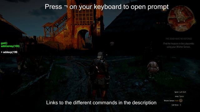 The Witcher 3 MOD SPOTLIGHT | Debug console enabler (Item spawning) смотреть онлайн