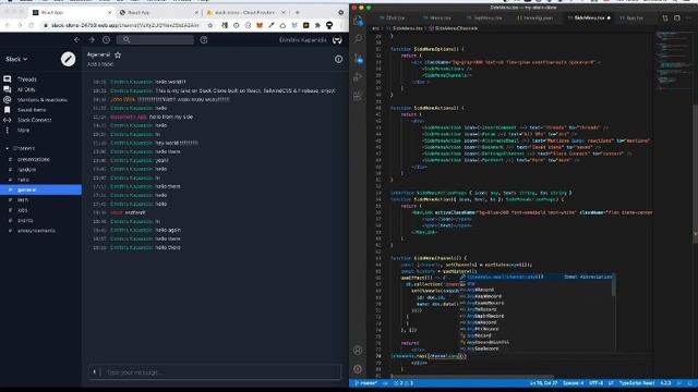 Live coding a Slack clone from scratch using React, TailwindCSS & Firebase смотреть онлайн