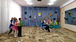 Эстрадный танец "Опа-опа,чики-чики" старшая группа "Цветные ладошки"