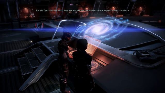 Mass Effect 3: Traynor feels like she belongs (Romance) смотреть онлайн