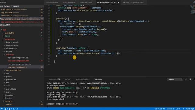 Angular Training Part 7 - Updating and Deleting a record from Firebase смотреть онлайн