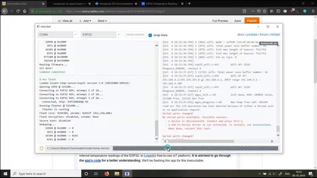 IoT Basics: Flashing the Firmware(Mongoose OS on ESP32) смотреть онлайн