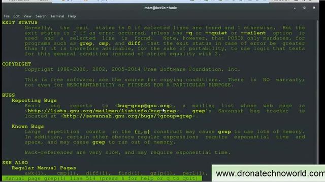 40. Unix Tutorial - Shell Man Help Page смотреть онлайн