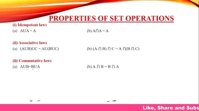 Properties of Set Operations | Discrete Mathematics смотреть онлайн