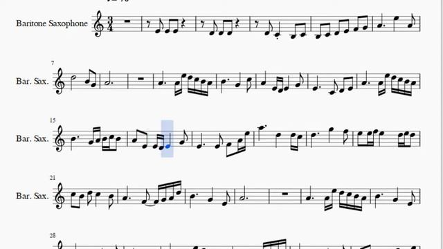 Baritone Sax Sheet Music: How to play Cygnus Garden (Maple Story) by Studio EIM смотреть онлайн