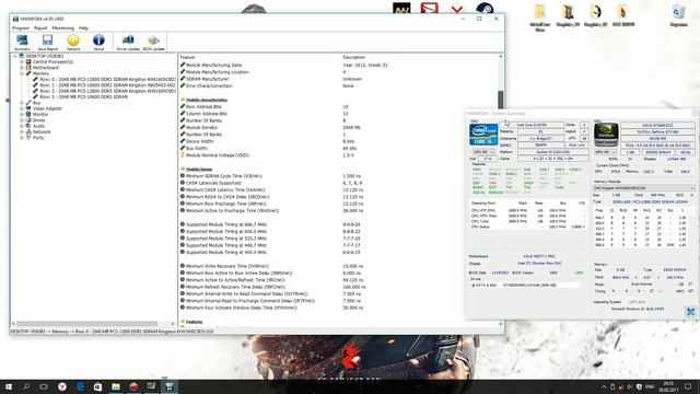 УСТАНОВКА РАЗНЫХ ПЛАНОК ОПЕРАТИВНОЙ ПАМЯТИ ОЗУ смотреть онлайн